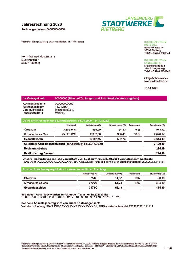 Rechnung Seite 3