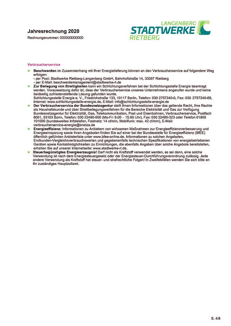 Rechnung Seite 4